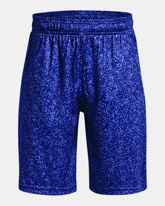 Boys' UA Renegade 3.0 Printed Shorts, Blue, pdpMainDesktop image number 0